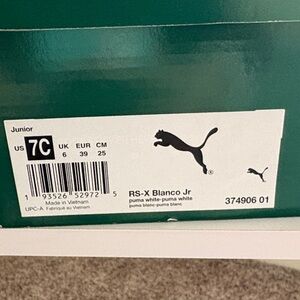 Puma RS-X Blanco Jr White Sneakers